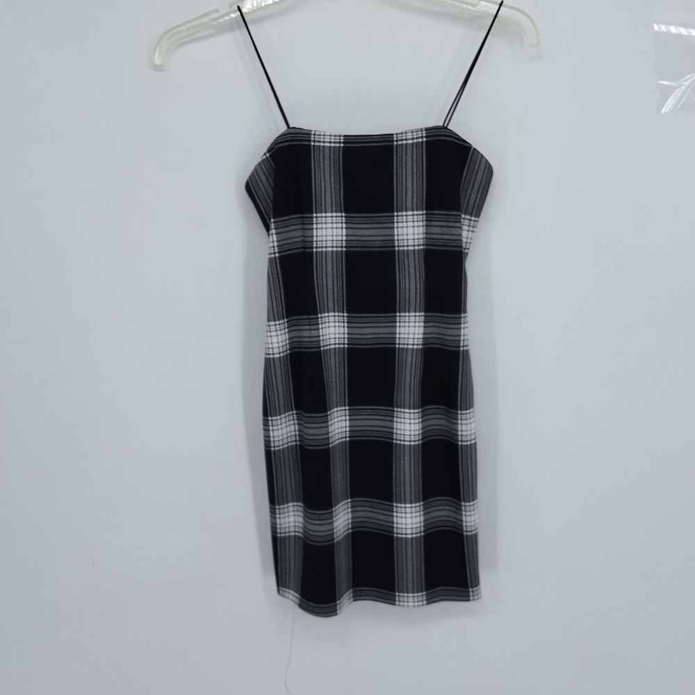 Aqua XS Black White Dress